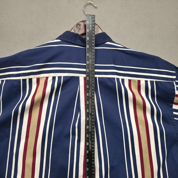 Loafers by Reed St. James Men's Wrinkle Free Button Up Long Sleeve Shirt Size XL - Picture 6 of 6